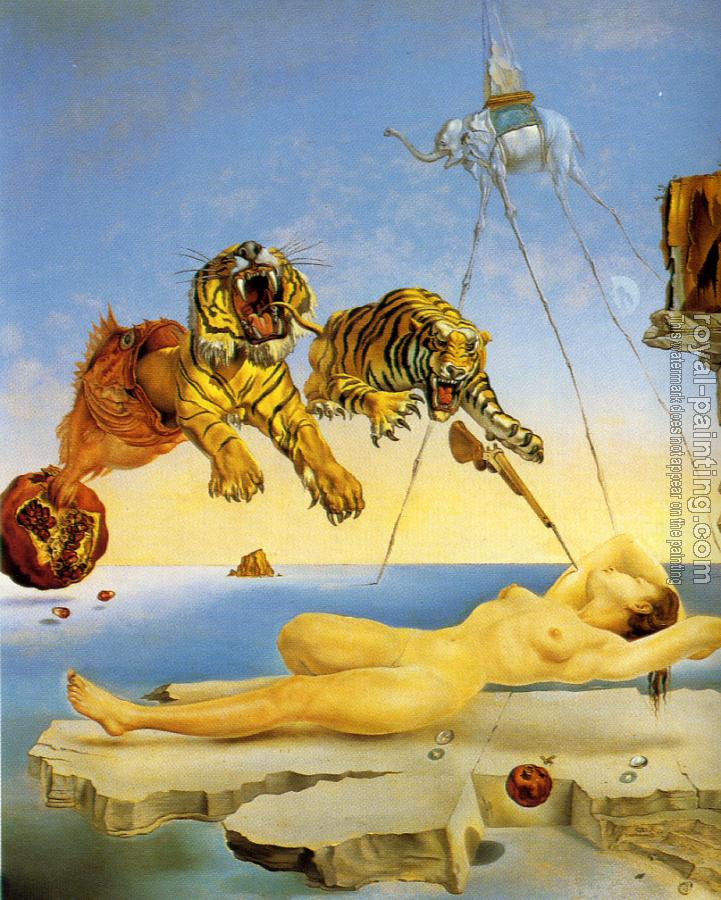 Salvador Dali : Dream caused by the Flight of a Bee around a Pomegranate One Second before Awakening